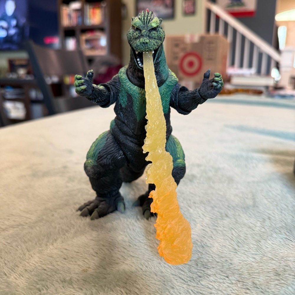 Godzilla Figure 6.5” Green w/ Atomic Breath Effect No Box